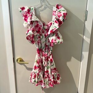 Misa floral mini dress